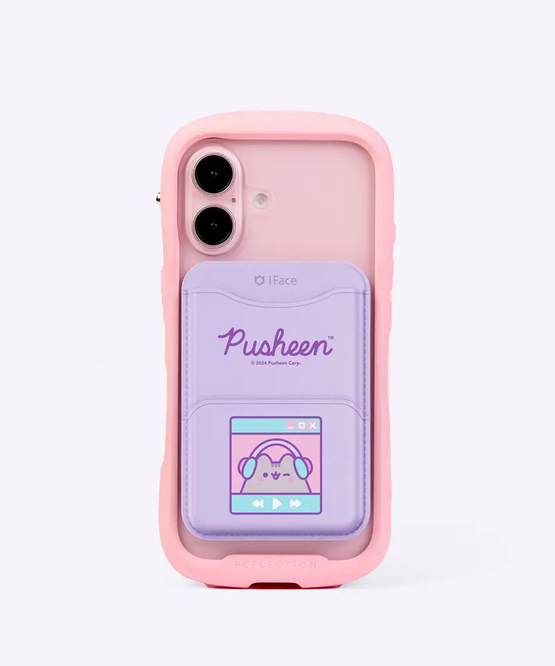 Pusheen Magnetic Phone Wallet With Gaming Design 1