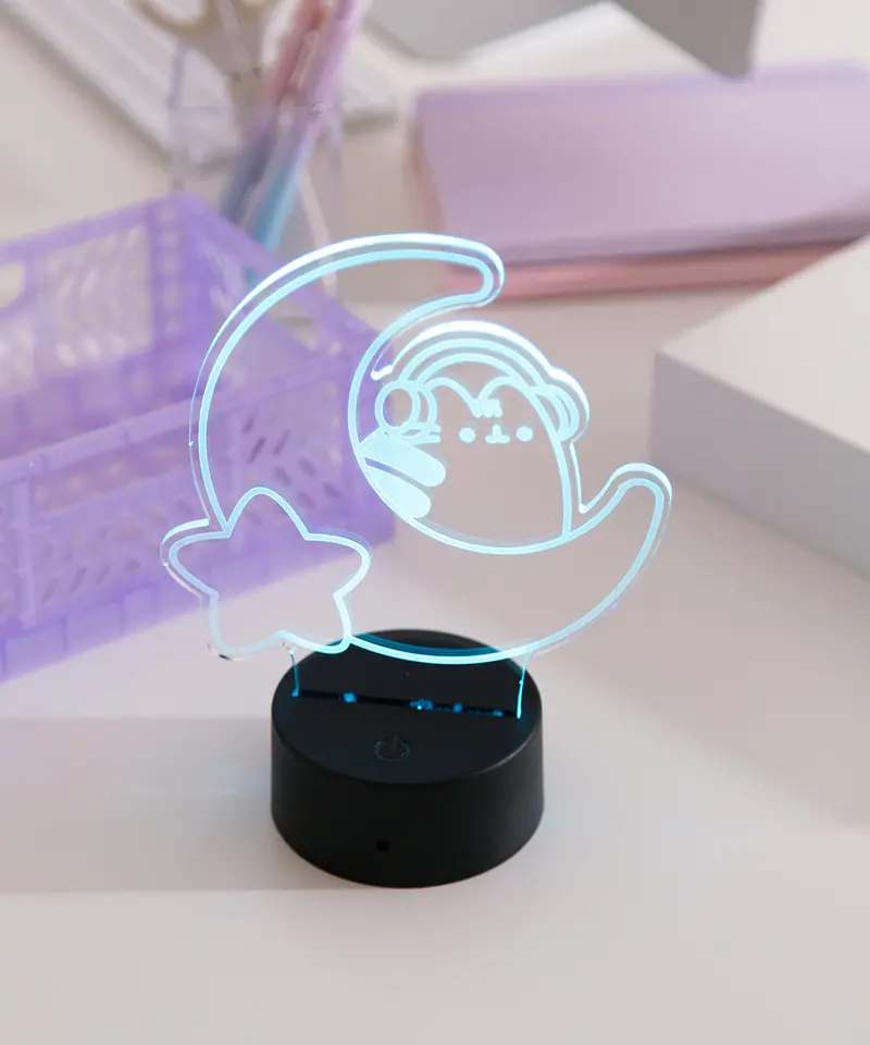 Pusheen Moon Otaku Lamp – Limited Edition Gamer Light 1