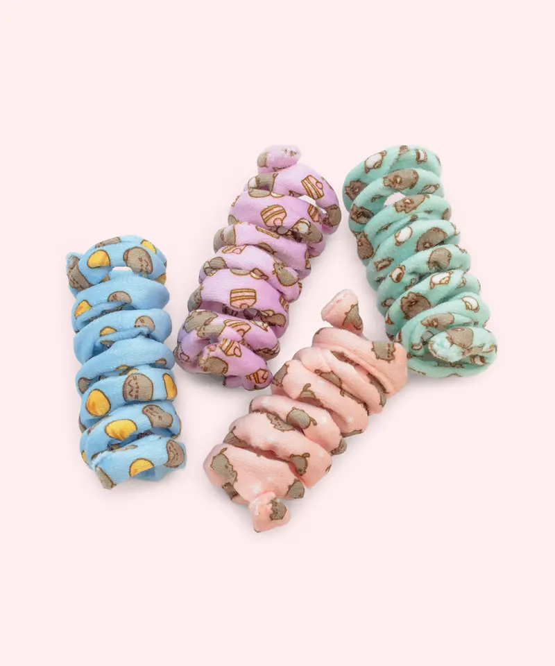 Pusheen Pet Spiral Toy Bundle – 4-Pack Interactive Play Set 1