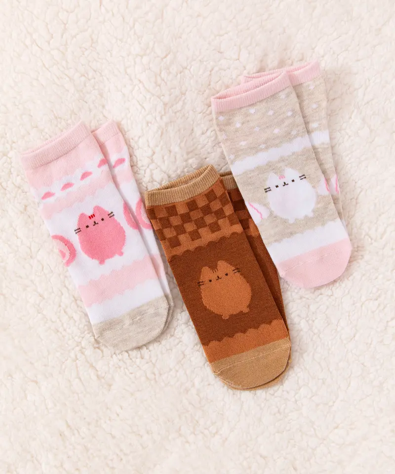 Pusheen Sweets Ankle Sock Set (3-Pack) 1
