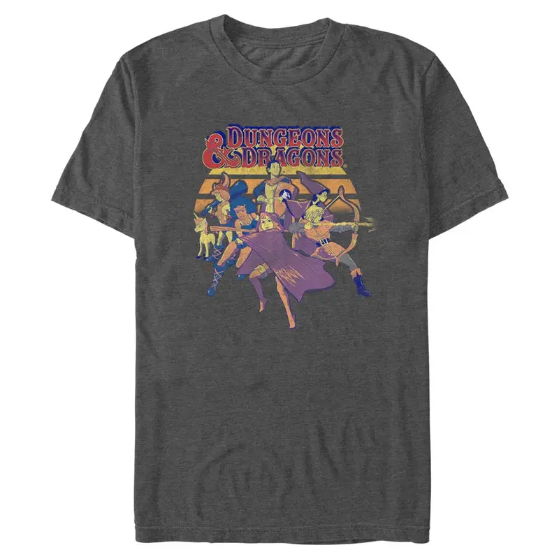 Retro-Style D&D Inspired Men'S T-Shirt 1