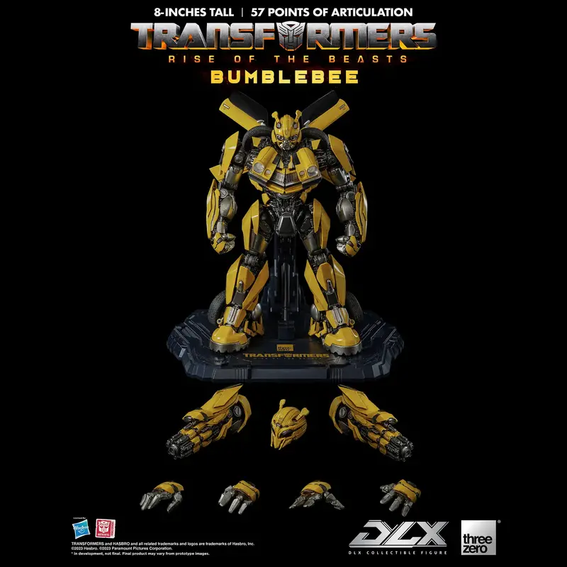 Rise Of The Beasts Dlx Bumblebee Action Figure By Threezero 1
