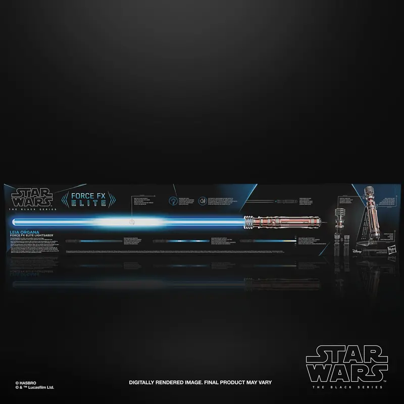 Star Wars Black Series Leia Organa Force Fx Elite Lightsaber Replica 1