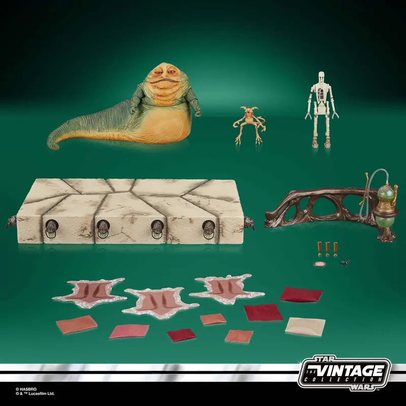 Star Wars Vintage Collection Jabba The Hutt Figure Set 1