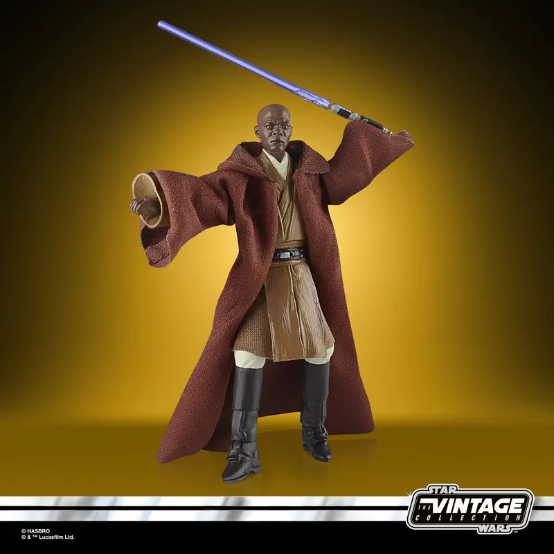 Star Wars Vintage Collection Mace Windu (Attack Of The Clones) Figure 1