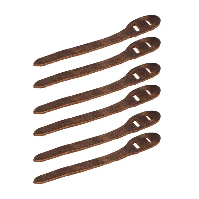 Stylish Zipper Pull Accessories – 6-Pack Leather & Metal Mix 1