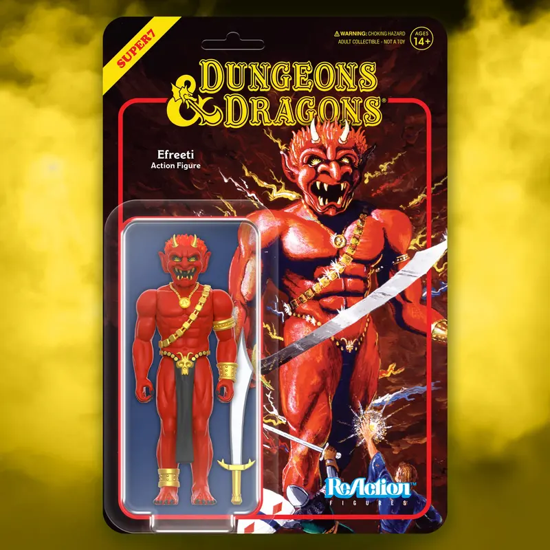 Super7 Reaction Figure: Dungeons & Dragons Efreeti With Scimitar 1