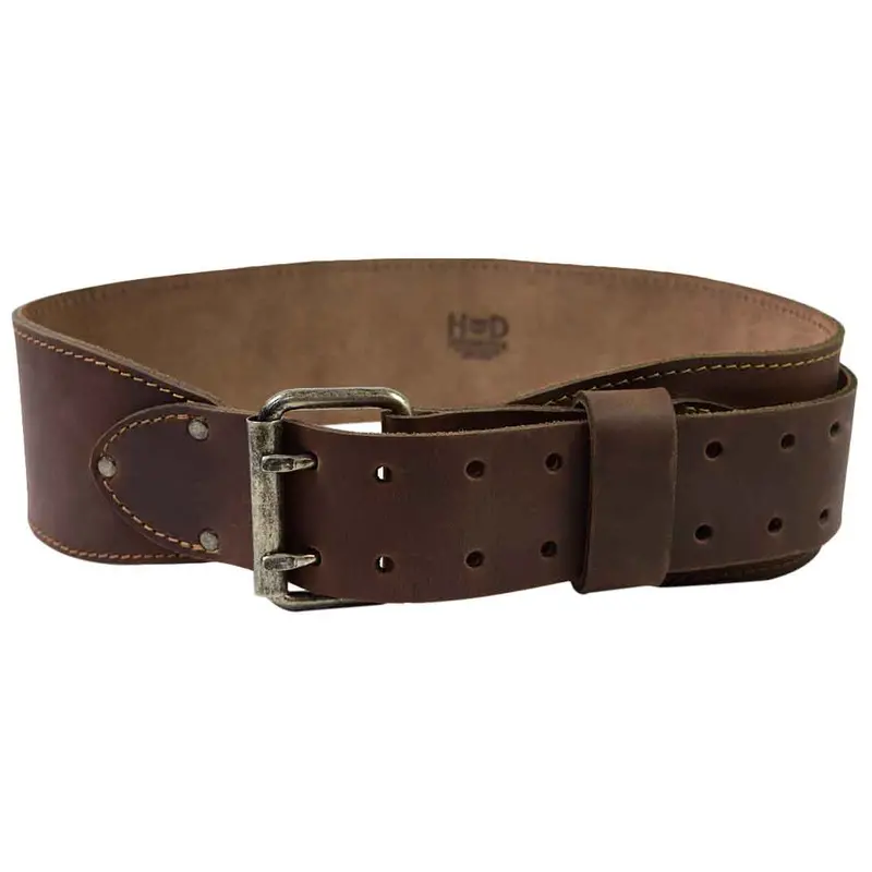 Supportive Powerlifting Belt – Full-Grain Leather 1