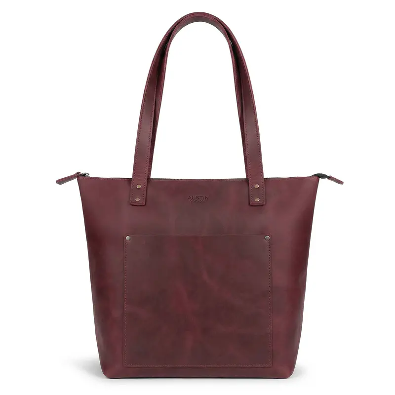 The Juniper Zippered Tote – Spacious Organized Carryall With Lined Interior 1