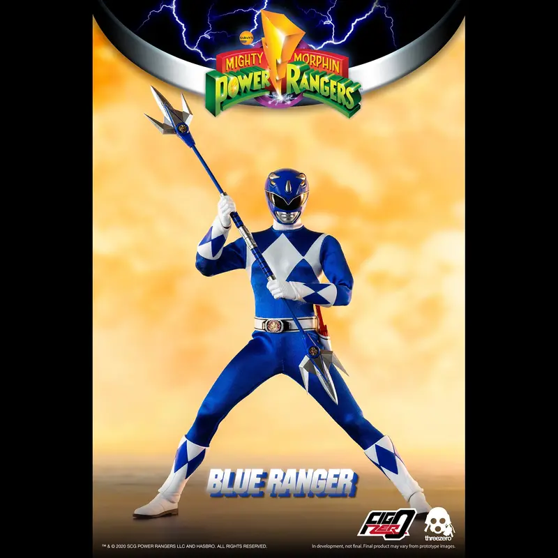 Threezero 1/6 Blue Ranger Figure – Mighty Morphin Power Rangers Statue 1