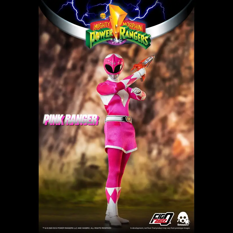 Threezero 1/6 Pink Ranger Figure – Mighty Morphin Power Rangers Statue 1