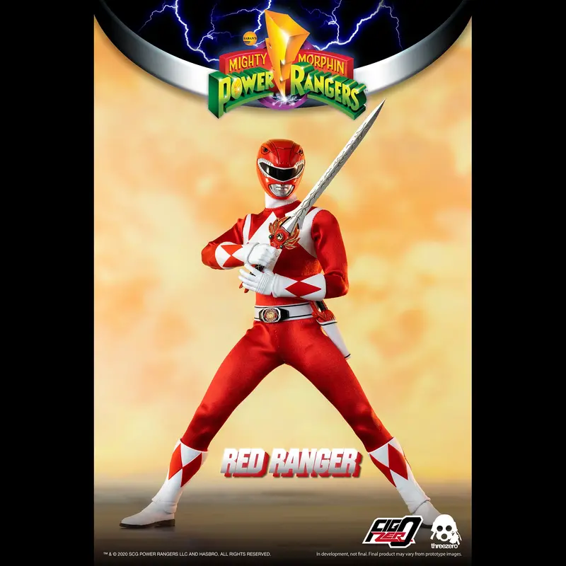 Threezero 1/6 Red Ranger Figure – Mighty Morphin Power Rangers Collectible 1