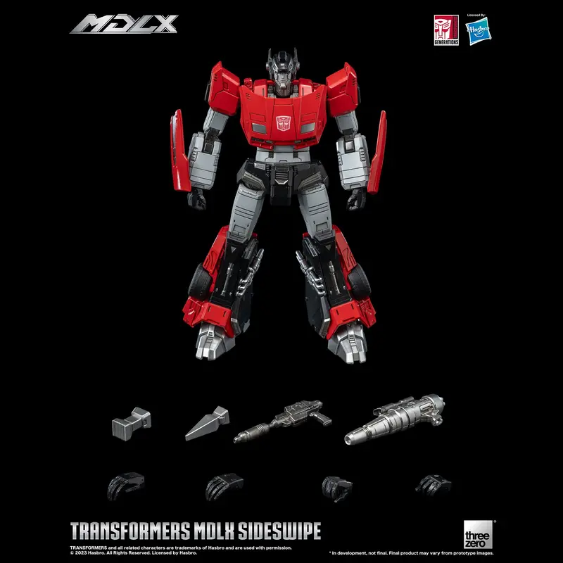Threezero Transformers Mdlx Sideswipe – Highly Detailed 1/12 Scale Figure 1