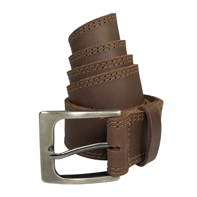 Timeless Classic Cowboy Belt – Embossed Leather & Solid Buckle 1