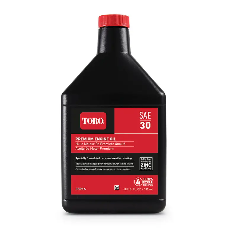 Toro 38916 Sae 30 Conventional 4-Cycle Engine Oil – 18 Oz Bottle 1