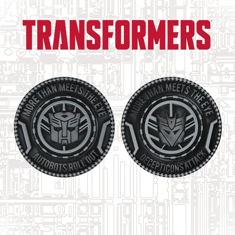 Transformers Medallion Collection Set – Exclusive Commemorative Metal Badges 1