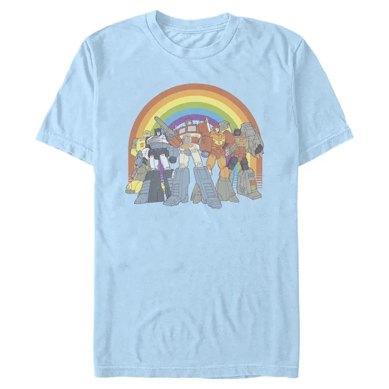 Transformers Rainbow Machinations Official Adult Graphic T-Shirt 1