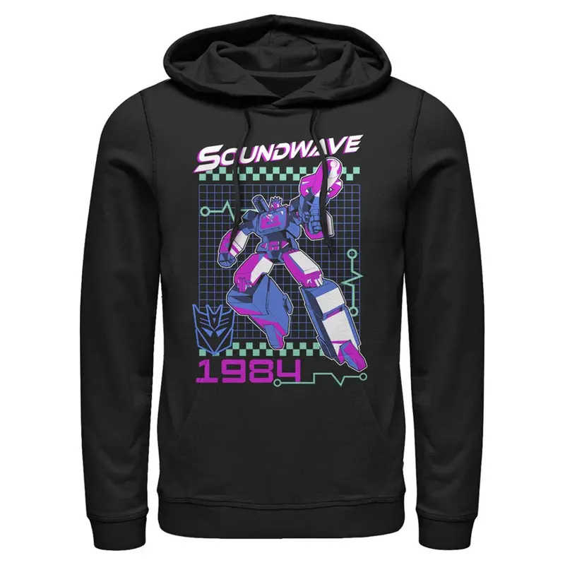 Transformers Soundwave Retro Hooded Fleece Sweatshirt 1