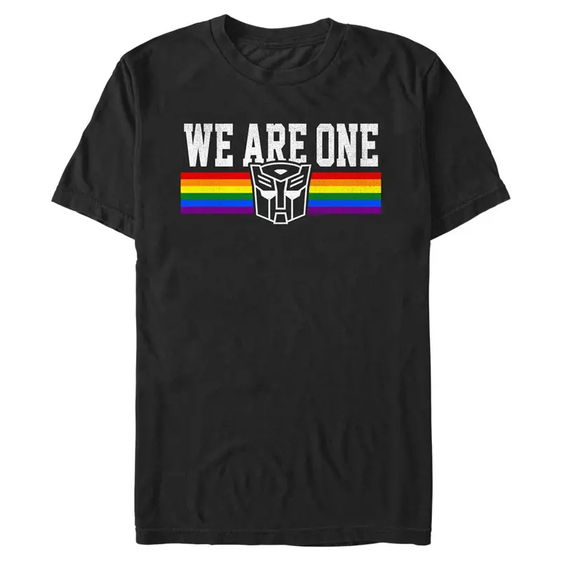 Transformers Stay Strong Rainbow Pride Official Adult T-Shirt 1
