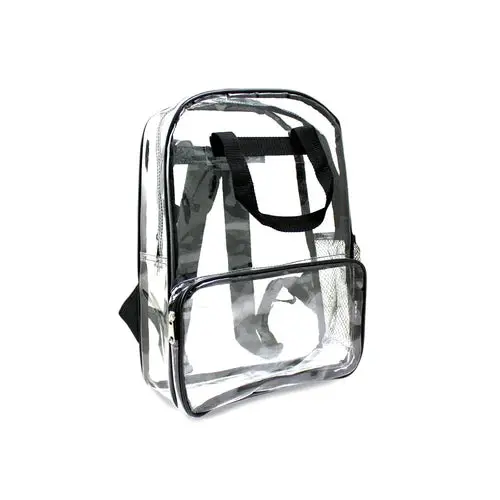 Transparent Lightweight Backpack – Clear Pvc Carryall 1