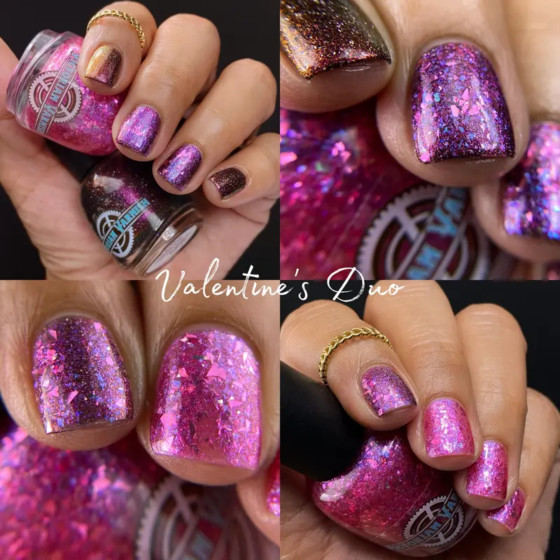 Victorian Varnish Valentine’S Duo: "I Have A Problem With My Licker" + "It'S Ruff Under The Covers" — Humorous Overstock Pair 1