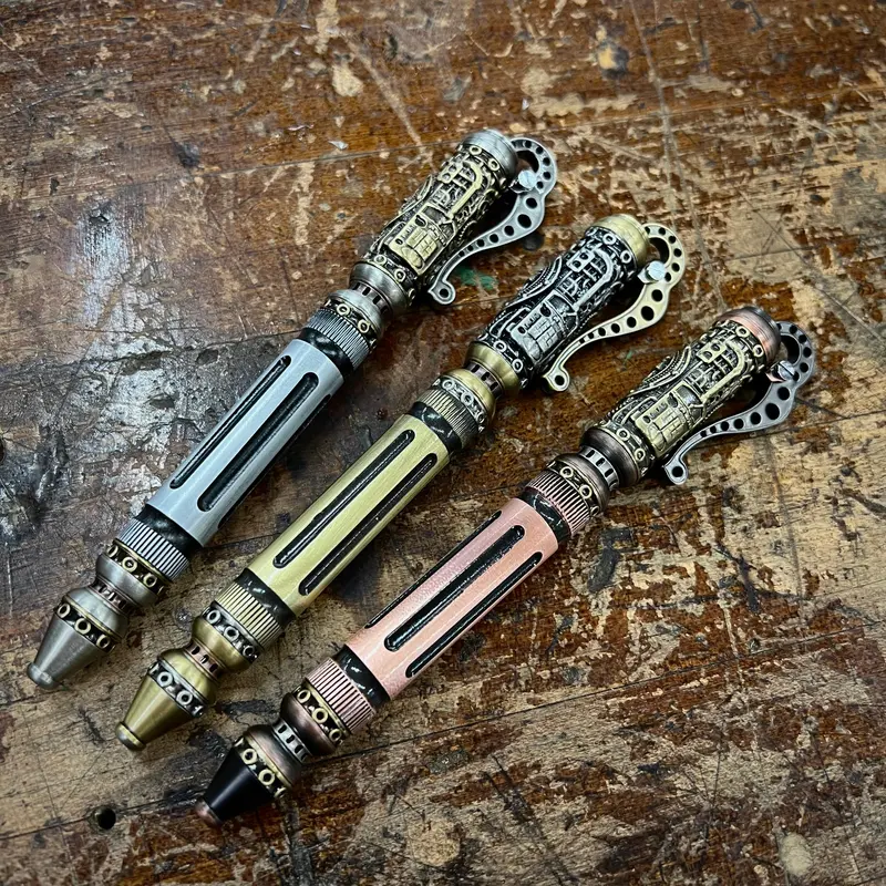 Vintage-Style Steampunk Click Mechanism Pen 1