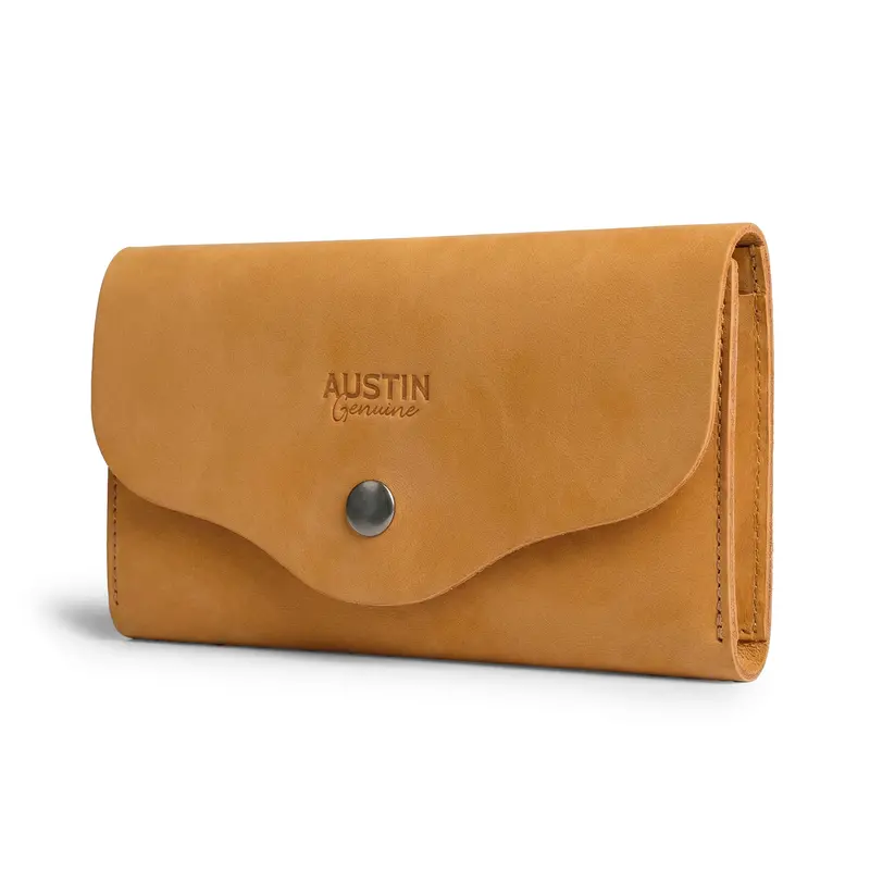 Violet Slim Long Wallet – Minimalist Daily Essential 1