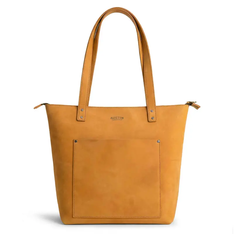 Water-Resistant Juniper Tote With Secure Zip Closure 1