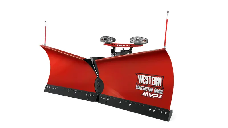 Western Mvp3 V-Plow – 9 Foot 6 Inch Stainless Steel Blade 1