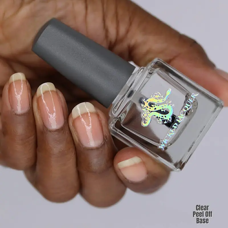 Wicked Lacquer Peel-Off Base Coat: "Invisible Peel It" Clearance 1