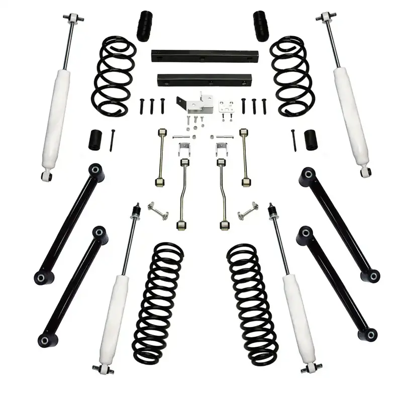 Alloy Usa 4-Inch Suspension Lift Kit With Shocks – Compatible With 2003–2006 Jeep Wrangler Tj 1