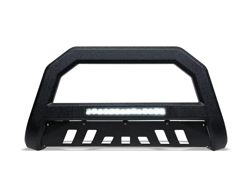 Armordillo Usa 7160378 Ar Bull Bar With Integrated Led Lights – Textured Black, Fits 2004–2015 Nissan Titan 1