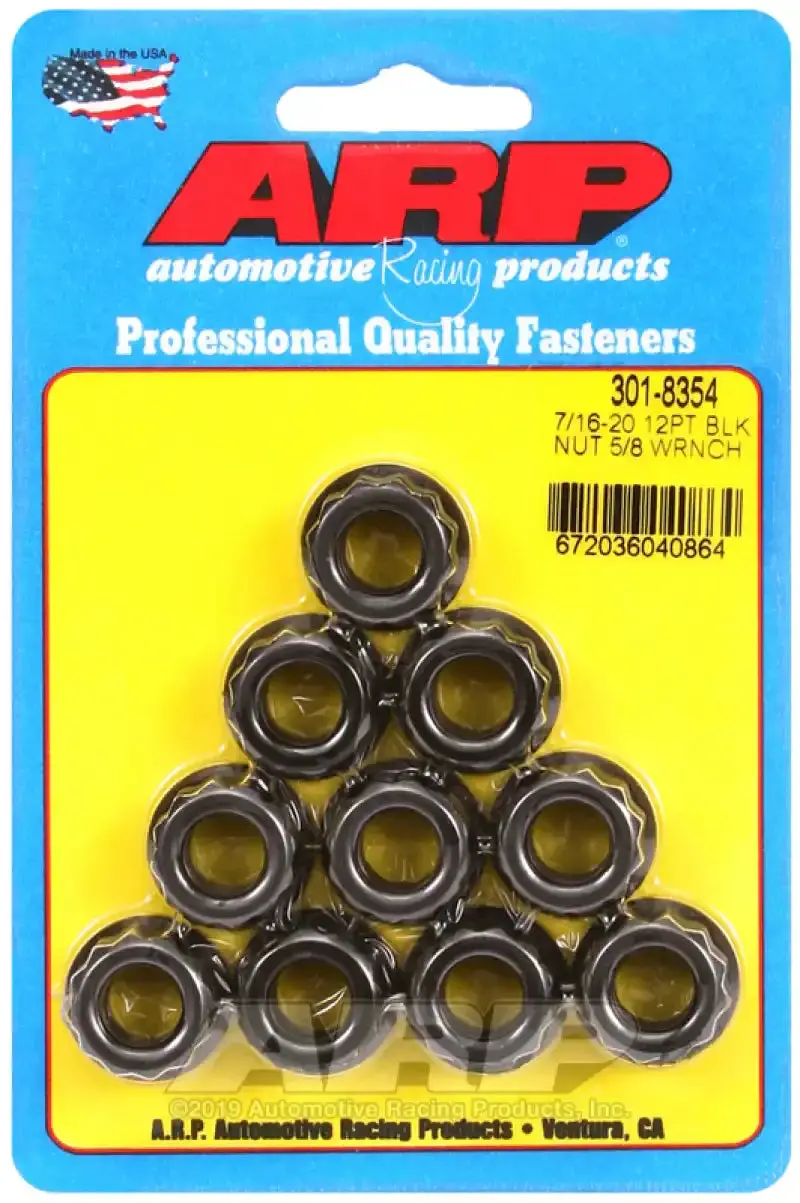 Arp 7/16-20 X 5/8-Inch 12-Point Socket Nut Set 1