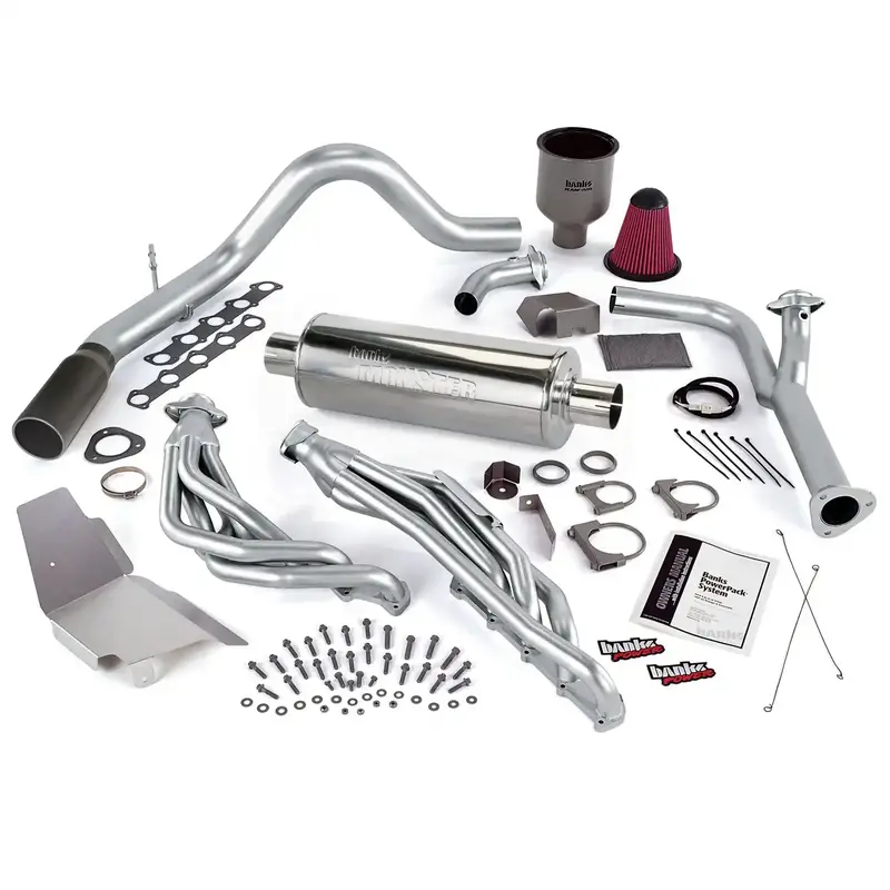 Banks Powerpack Bundle – Cerakote Black Exhaust Tip & Tuning System For 2000–2004 Ford Excursion 6.8L (No Egr) 1