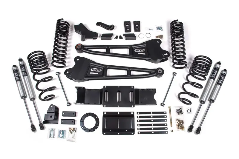 Bds Suspension 1660Fs 4-Inch Radius Arm Lift Kit – Compatible With 2019–2022 Ram 2500 Diesel Models 1