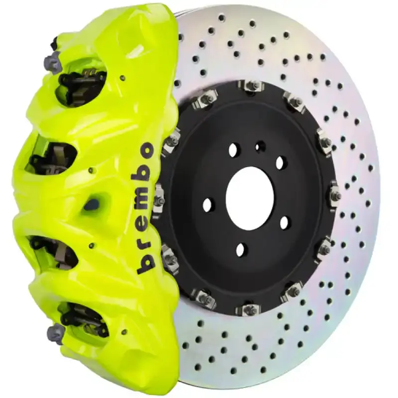 Brembo Gt Big Brake Kit – Front 6-Piston Calipers With 380X34Mm Drilled Two-Piece Rotors (Amg C43/C450) 1