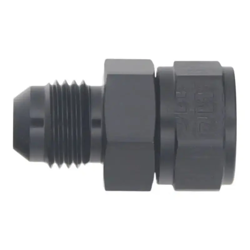 Deatschwerks 6An Male Flare To Fuel Pump Barb Adapter – Matte Black Anodized 1