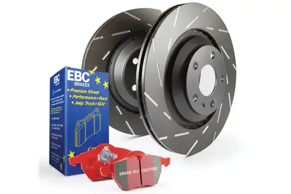 Ebc Brakes S4Kr1065 Slotted Brake Rotors – Engineered With Noise-Reducing Narrow Slot Design 1