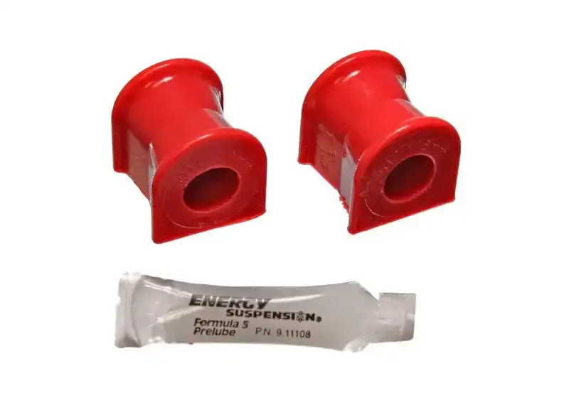 Energy Suspension 70-78 Nissan 240Z/260Z/280Z Front Sway Bar Bushings – 16Mm Red Polyurethane 1