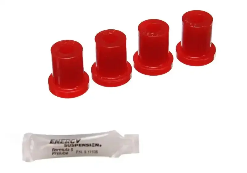 Energy Suspension Polyurethane Shackle Bushing Kit – Aftermarket Upgrade In Vibrant Red 1