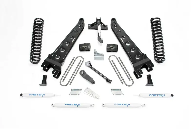 Fabtech 4-Link Rear Suspension Kit – Includes Coilovers And Performance Shocks For 2008–2016 Ford F-250/F-350 4Wd 1