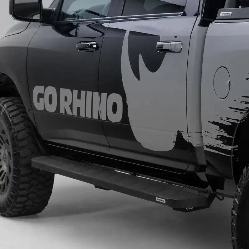 Go Rhino Rb10 Running Boards With Mounting Hardware – Double Cab Truck Bedliner Compatible 1