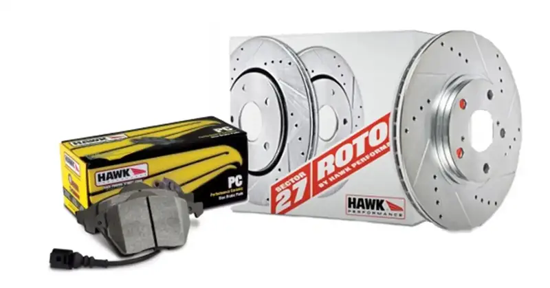 Hawk Performance Sector 27 Front Brake Kit Hk5287.438Z With Performance Ceramic Pads – Limited Stock Available 1