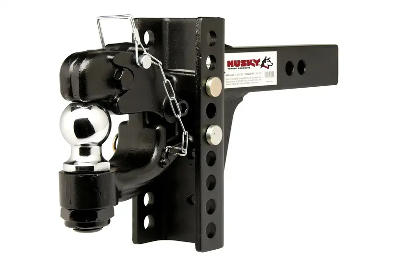 Husky Towing Dual-Ball Receiver Hitch – 2″ Receiver, 2-5/16″ Ball & Square Shank, 13,000 Lb Capacity (33110) 1