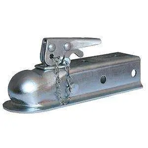Husky Towing Strait 2 Wide-Channel Ball Mount – 3500 Lb Capacity With Wedge Latch (87073) 1