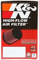K&N Rc-2360 Universal Clamp-On High-Flow Air Filter 1