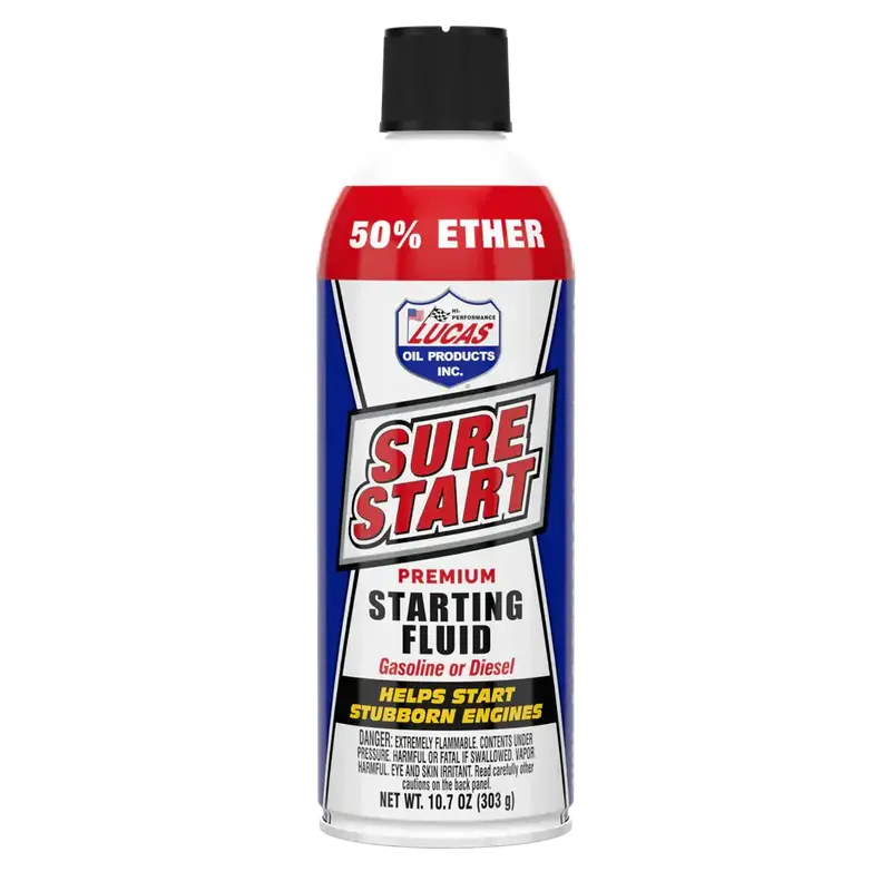 Lucas Oil 11238 Sure Start Engine Starting Fluid – 50% Ether Formula For Cold Weather Ignition 1