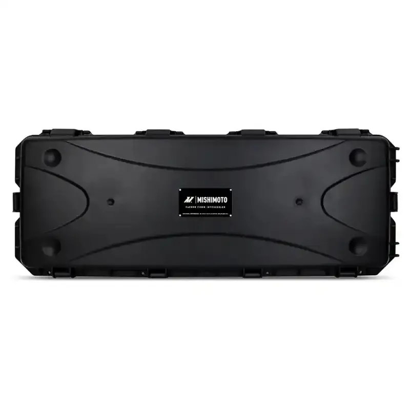 Mishimoto Universal Gloss-Finish Carbon Fiber Intercooler – 600Mm Gold Core, S-Flow, V-Band Compatible 1