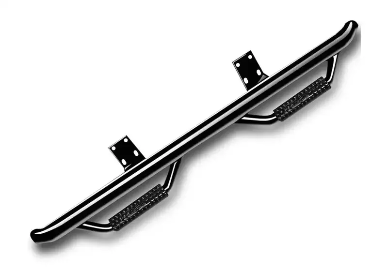 N-Fab C1173Qc Gloss Black Nerf Steps – Dual Step Cab Length For 2011–2014 Silverado/Sierra Hd Extended Cab 1
