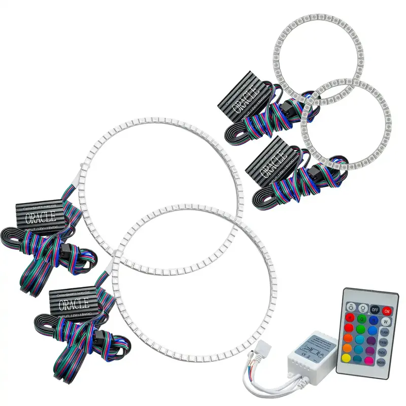 Oracle Lighting 2385-504 Colorshift Halo Ring Kit – Non-Projector Headlight Enhancement 1